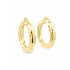 Σκουλαρίκια κρίκοι από χρυσό Κ14