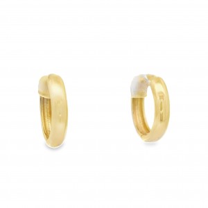 Στρογγυλοί κρίκοι από χρυσό Κ14