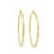Hoop earrings in 14k gold 