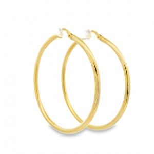 Σκουλαρίκια κρίκοι από χρυσό Κ14