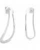 Hoops in rhodium-plated 925° silver - Elegant and timeless earrings