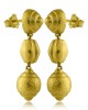 Κρεμαστά αρχαϊκά σκουλαρίκια από Χρυσό Κ18