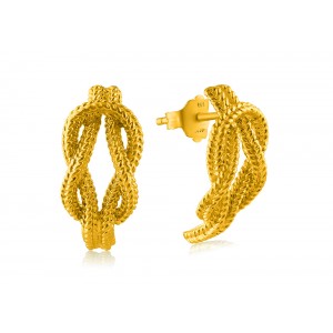 "Hercules knot" earrings in 18k gold  "Hercules knot" earrings in 18k gold