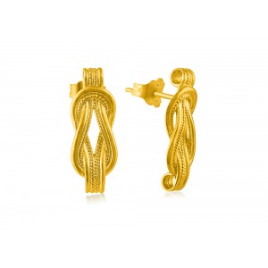 "Hercules Knot" earrings in 18k gold "Hercules Knot" earrings in 18k gold