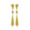 Byzantine "Drop" Earrings with Diamonds in 18k gold
