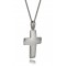 Cross in 18K white gold 
