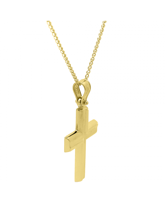 Βαπτιστικός σταυρός από χρυσό Κ14