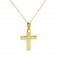 Βαπτιστικός σταυρός από χρυσό Κ14 