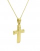 Βαπτιστικός σταυρός από χρυσό Κ14 