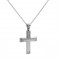Cross in 14k white gold