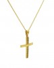 Cross with CZ in 14k gold Cross with CZ in 14k gold