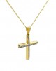 Cross with CZ in 14k gold Cross with CZ in 14k gold