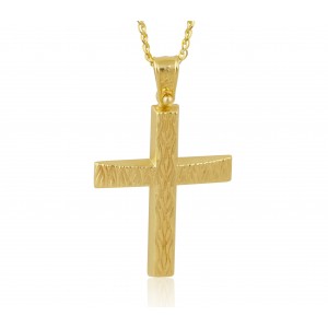 Baptism cross in 14k gold Baptism cross in 14k gold