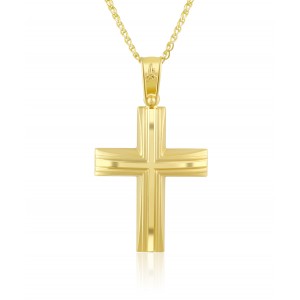 Baptism cross in 14k gold Baptism cross in 14k gold