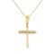  Σταυρός με κυβικά ζιρκόνια από χρυσό Κ14