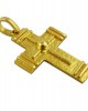 Βαπτιστικός σταυρός από χρυσό Κ18 και αλυσίδα