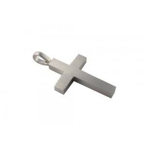 Σταυρός από λευκόχρυσο Κ18