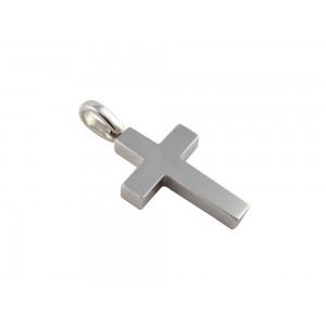 Σταυρός από λευκόχρυσο Κ18