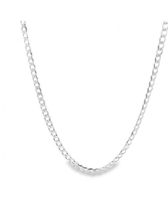 Men's chain 3.5mm thickness, 20cm length in 925 sterling silver