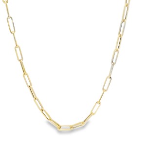 Αλυσίδα "Paper clip" από χρυσό Κ14 Αλυσίδα "Paper clip" από χρυσό Κ14