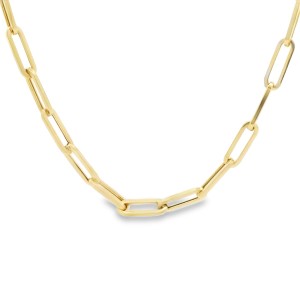 Αλυσίδα "Paper clip" από χρυσό Κ14 Αλυσίδα "Paper clip" από χρυσό Κ14