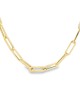 Paper clip chain in 14k gold