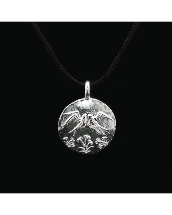 Γούρι 2026 Αναγέννησις από επαργυρωμένο ορείχαλκο εμπνευσμένο από το Ακρωτήρι