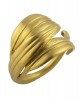 Leaf ring in 18K gold 