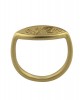 Ancient greek ring replica in 18k gold