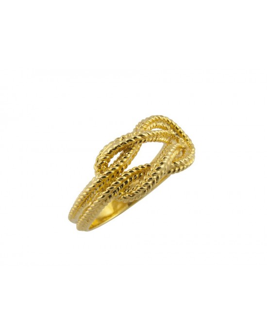 Hercules Knot ring in 18k gold
