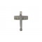 Βαπτιστικός σταυρός από ΄λευκόχρυσο Κ18