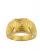 Triple spiral ring in 18k gold