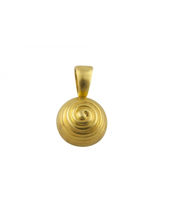 18K gold pendant