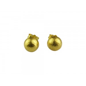 Αρχαϊκά σφυρήλατα σκουλαρίκια από Χρυσό Κ14