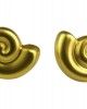 Snail earrings in 18k gold