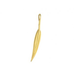 Olive Leaf pendant in 14k gold 