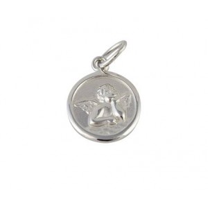 Pendant "Angel" 14K White Gold 