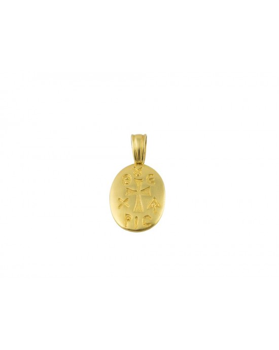 Pendant with Cross in 14K gold 
