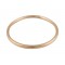 K18 Rose Gold Hammered Bangle Bracelet