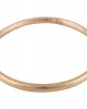 Sterling Silver 925° Bangle Bracelet Rose Gold Plated Hammered