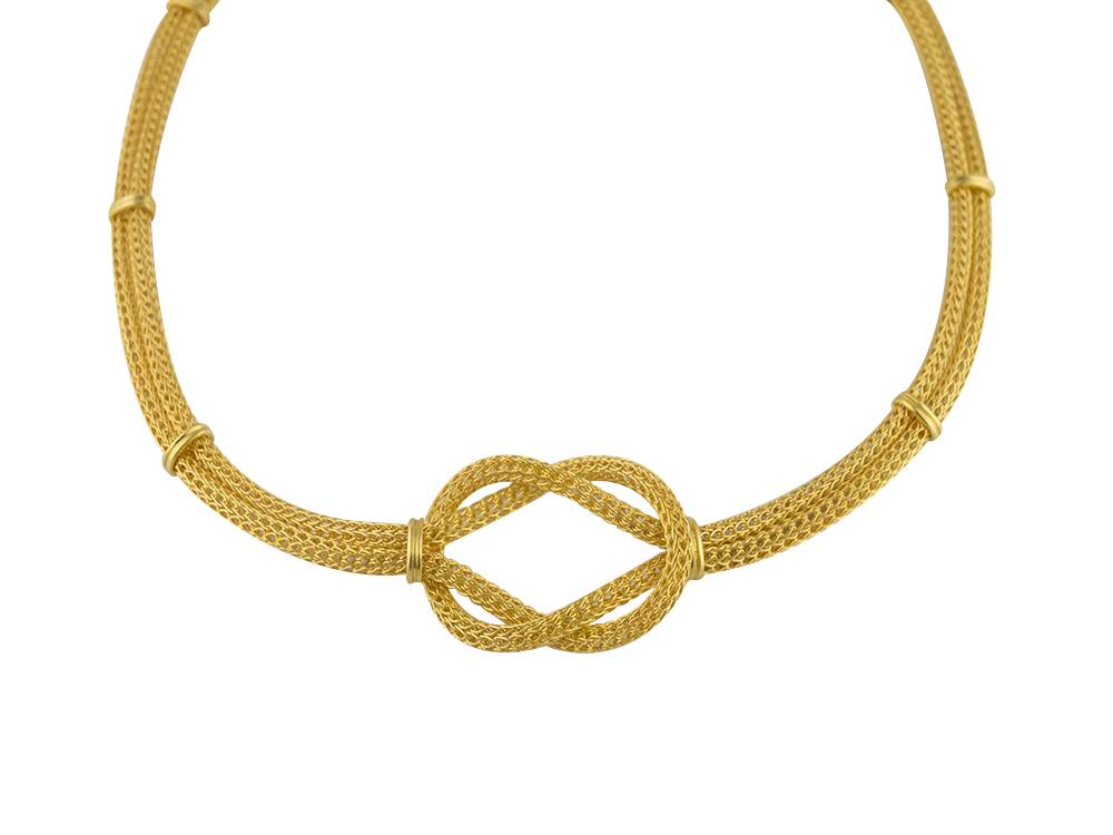 Herculean Gold Necklace | Handmade Greek Jewelry | Melikos