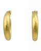 Σφυρήλατα σκουλαρίκια κρίκοι ντεγκραντέ από χρυσό Κ18