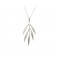 Sterling Silver Pendant 925° Olive Tree Leaves