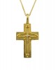 Βυζαντινός σταυρός από χρυσό 18 καρατίων με γράνες και διαμάντια