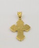 Byzantine cross with diamonds in 18K gold 