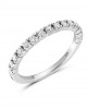 Eternity ring  with diamonds in 18k white gold