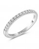 18K White Gold Diamond Half-Eternity Ring 0,30ct