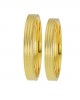 Wedding Rings "Stergiadis" TRIO5 Gold k9 k14 or k18 3.20mm