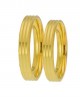 Wedding Rings "Stergiadis" TRIO6 Gold k9 k14 or k18 4.00mm
