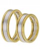 Wedding Rings "Stergiadis" TRIO5 White Gold k9 k14 or k18 3.20mm